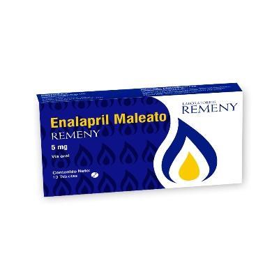 ENALAPRIL MALEATO 5 MG X 10 TAB REMENY