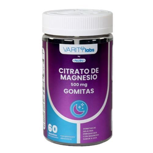 GOMITAS CITRATO DE MAGNESIO 500 MG X 60 CAPS VARITY LABS