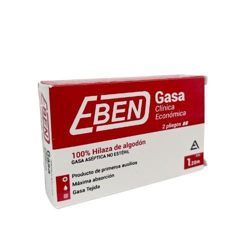 GASA CLINICA ECONOMICA N/ESTERIL 2 PLIEGOS 1.20 M