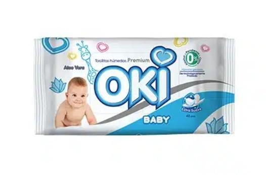 OKI TOALLAS HUMEDAS ALOE VERA X 42 UNID 