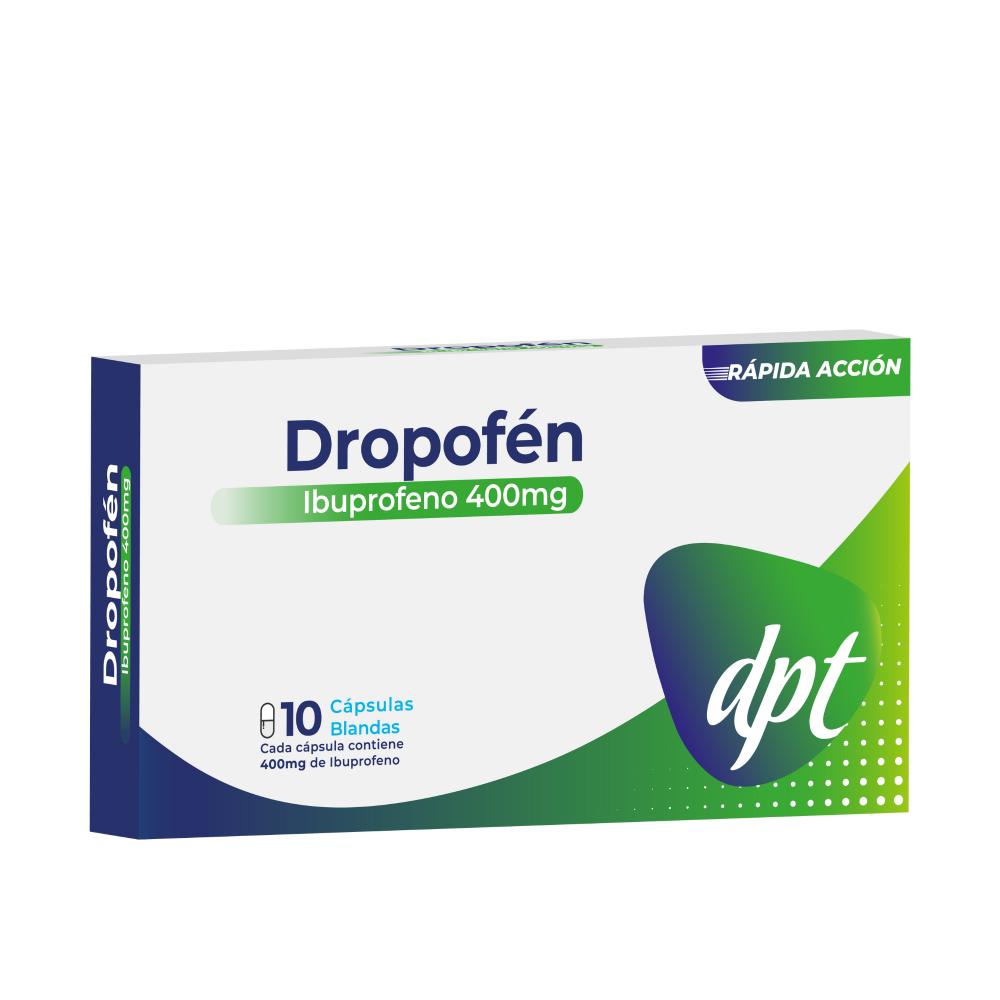 DROPOFEN IBUPROFENO 400 MG X 10 CAP BLANDAS (BRUGESIC)