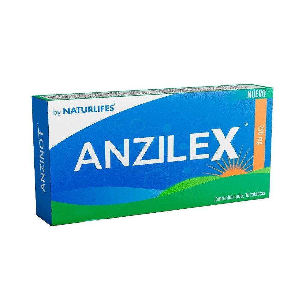 ANZILEX 250 MG X 30 TAB (L-THEANINA, VIT D, VIT B6, VIT B12) BY NATURLIFE