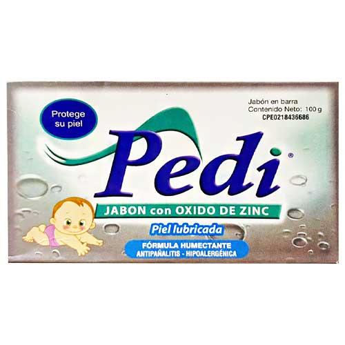 PEDI JABON CON OXIDO DE ZINC X 100 GR