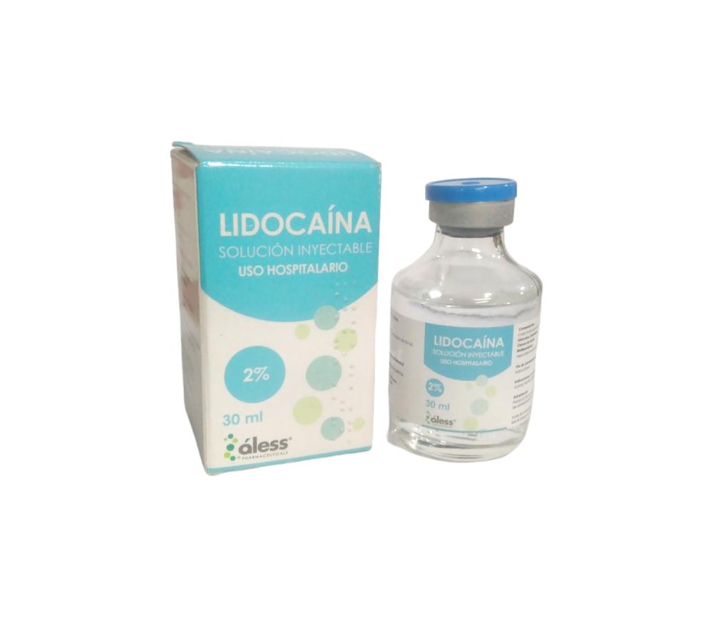 LIDOCAINA 2 % 30 ML SOL INYECT VIA P/V