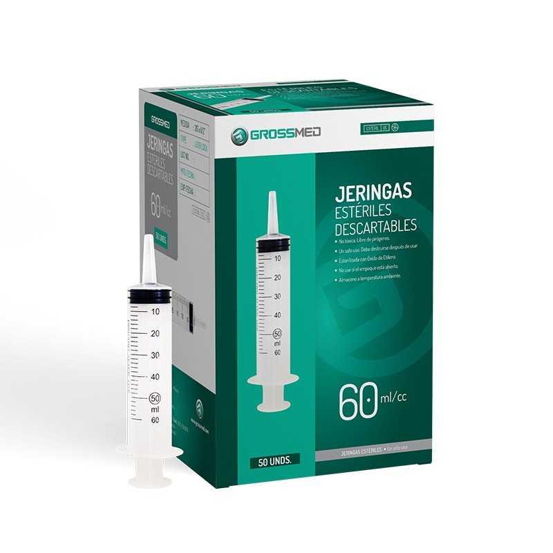 JERINGA DESCARTABLE 60 ML SIN AGUJA (TOMMY) 