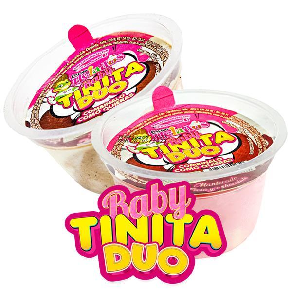 CREMA HELADOS BABY TINITA DUO MANTECADO/FRESA