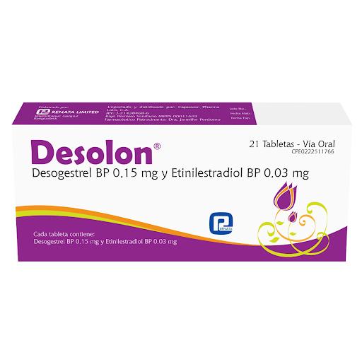 DESOLON DESOGESTREL 0.15 MG ETINILESTRADIOL BP 0.03 MG X 21 TAB REC