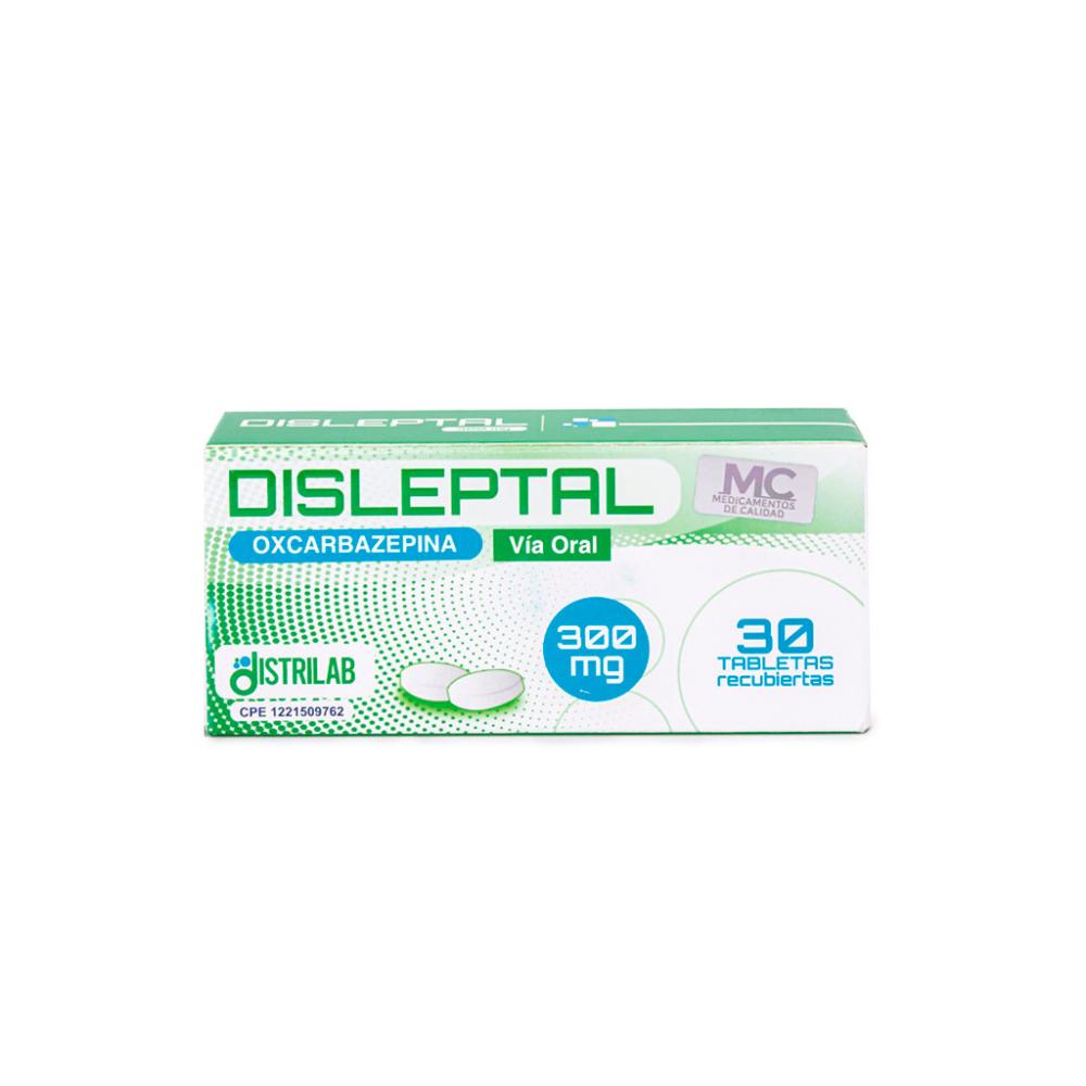 DISLEPTAL OXCARBAZEPINA 300 MG X 30 TAB REC (TRILEPTAL) 