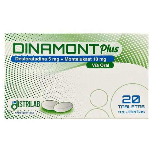 DINAMONT PLUS DESLORATADINA 5MG+MONTELUKAST 10MG X 20TAB