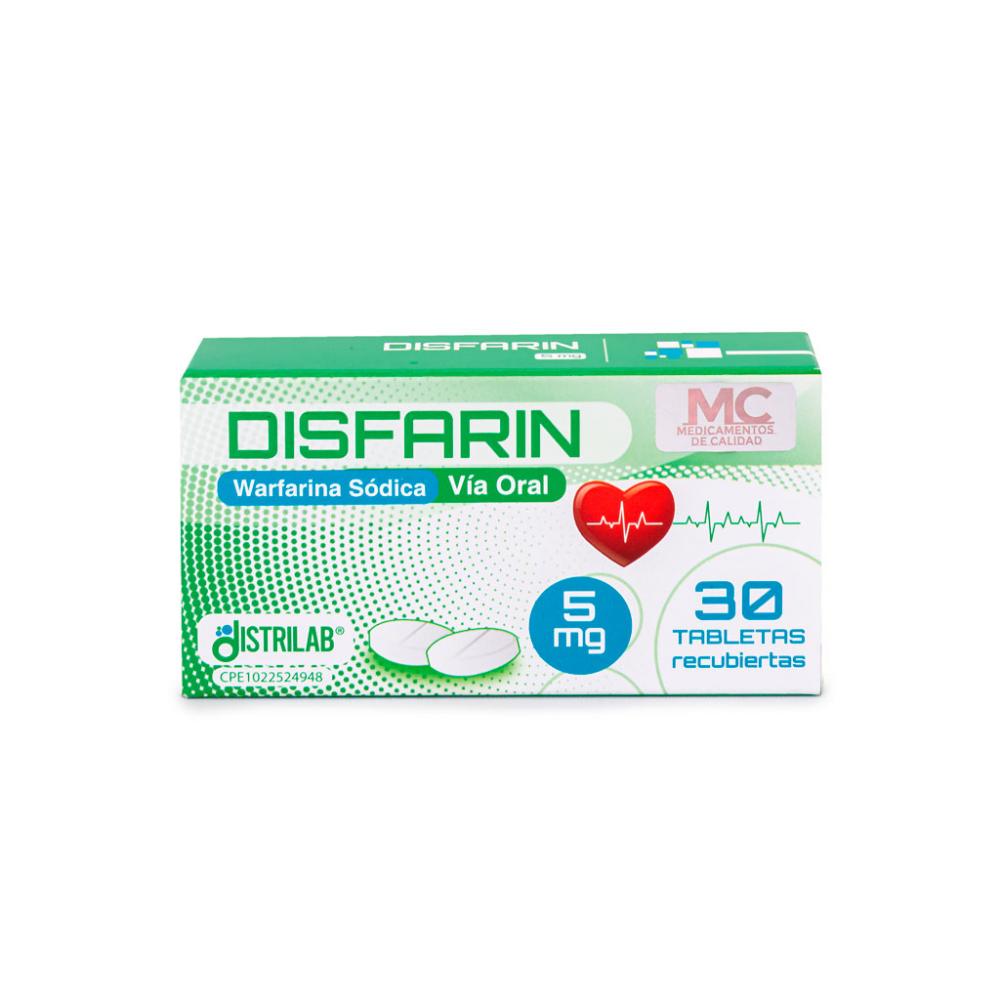 DISFARIN WARFARINA SODICA 5 MG X 30 TAB REC ANASMOL 