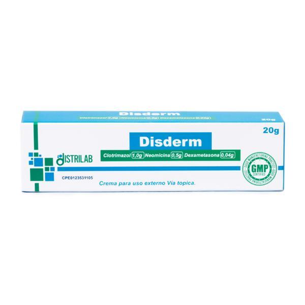 DISDERM (CLOTRIMAZOL 1.0G-NEOMICINA 0.5G-DEXAMETASONA 0.04G) CREMA 20 G (BAYCUTEN)