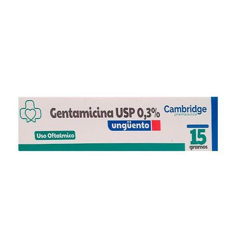 GENTAMICINA USP 0.3 % UNGUENTO OFTALMICA X 15 GR (GENTALYN)