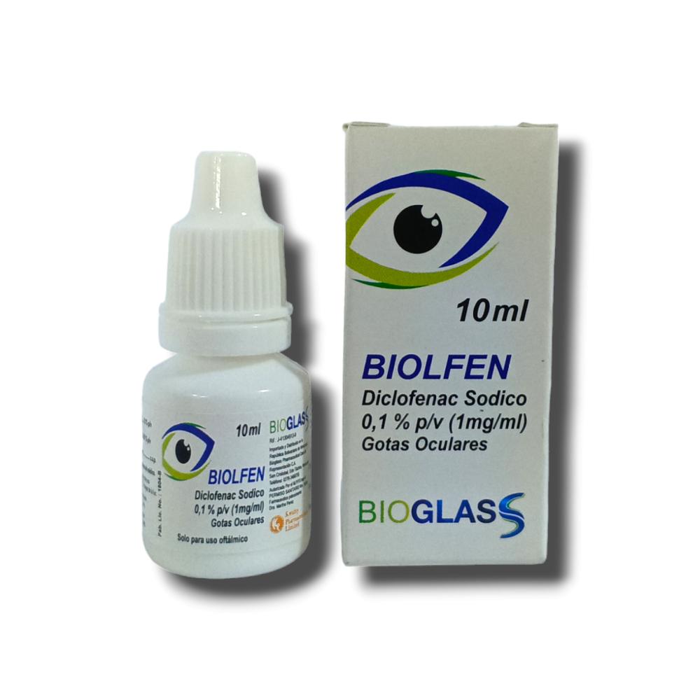 BIOLFEN DICLOFENAC SODICO 0.1 % SOLUCION OFT X 10 ML (VOLTEN)