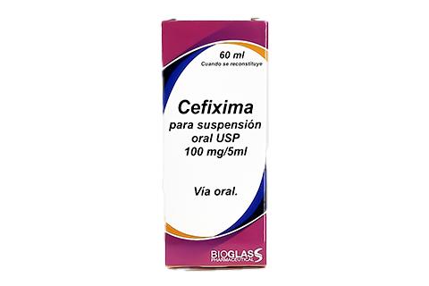 CEFIXIMA 100MG/5ML POLVO SUSP ORAL PED 60 ML (LONGACEF CEDAX)