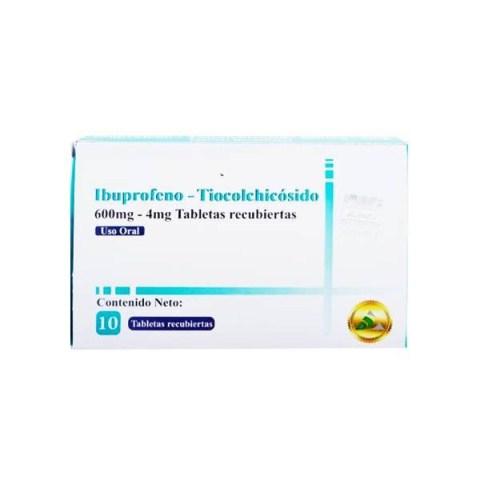 Ibuprofeno Mg Tiocolchicosido Mg X Tab