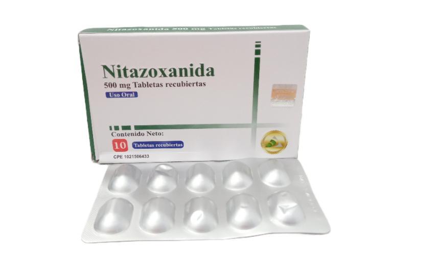 NITAZOXANIDA 500 MG X 10 TAB (GIVOTAN CELECTAN)