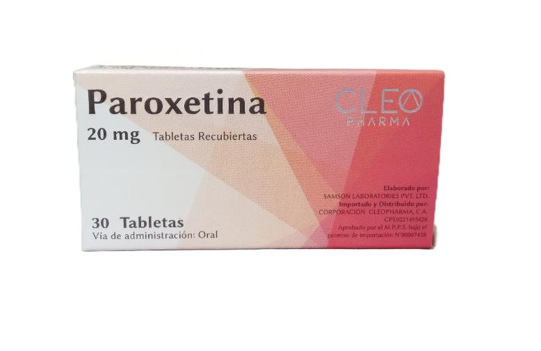 PAROXETINA 20 MG X 30 TAB REC (MOXETIN/ PAROXIL/ PAXIL/ SENIDEN)