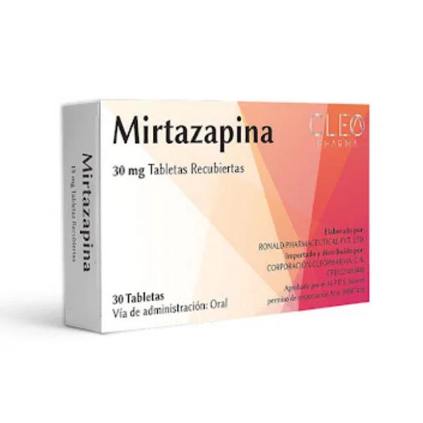 MIRTAZAPINA 30 MG X 30 TAB REC (COMENTER/MIRTAZAVAL/RAMERON)