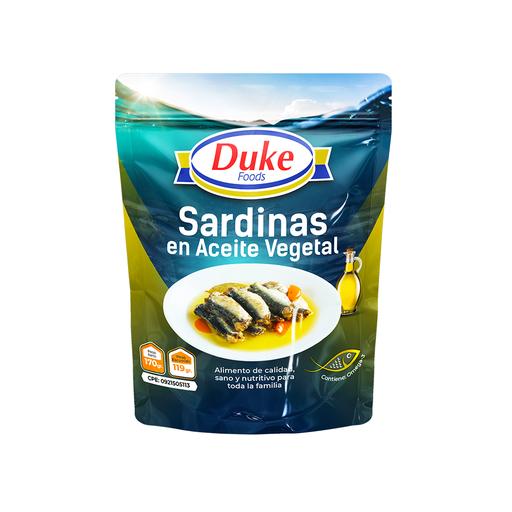 DUKE FOODS SARDINA EN ACEITE VEGETAL 170GR 