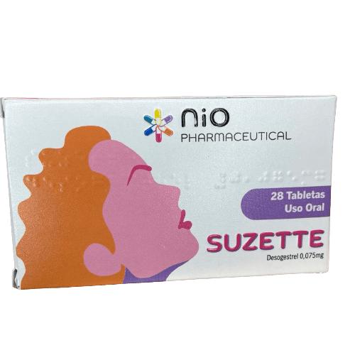 SUZETTE DESOGESTREL 0.075 MG 28 COMP (ANTICONCEPTIVO) CARMIN