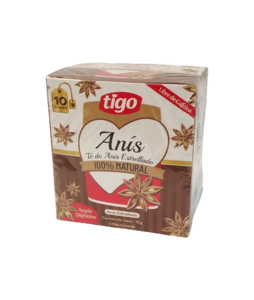 TIGO TE ANIS 10 SOBRES X 15 GRAMOS