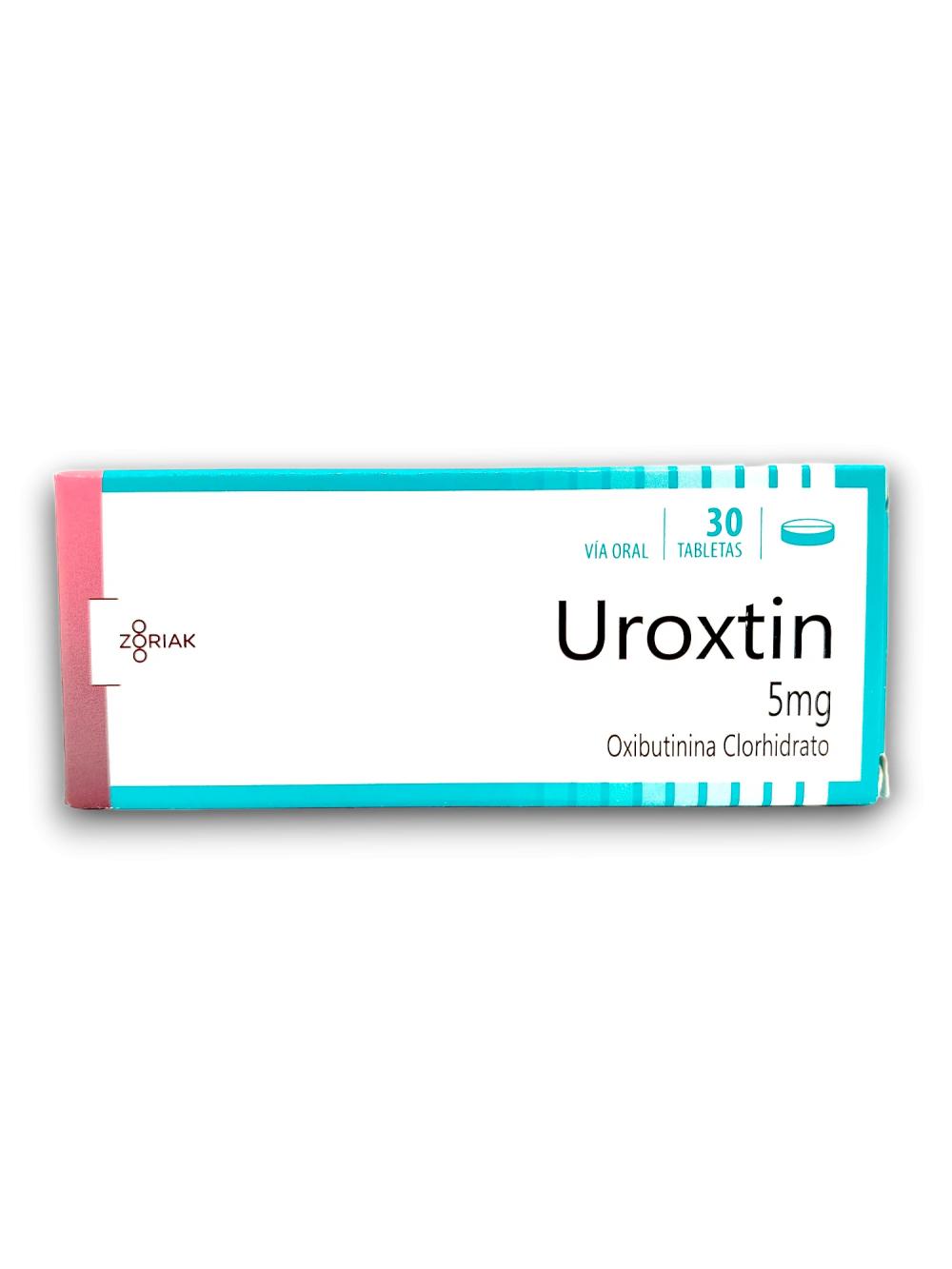 UROXTIN 5MG X30TAB (OXIBUTININA)