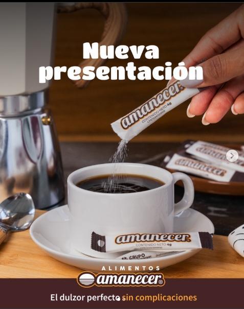 AMANECER SOBRE AZUCAR REFINADA STICK PACK 4GR