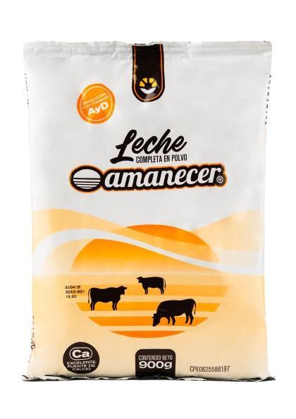 AMANECER LECHE EN POLVO COMPLETA 900G 