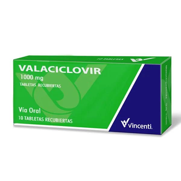 VALACICLOVIR 1000MG X 10 TAB (POVIRAL ACICLOR/ACICLOVIR/VACICLOVIR)