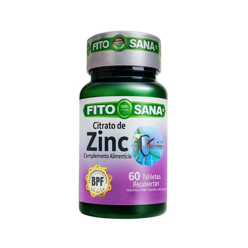 CITRATO DE ZINC 50MG X 60 TAB FITOSANA