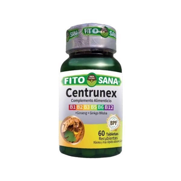 CENTRUNEX VIT B/ GINSENG/ GINKGO BILOBA X 60 TA REC