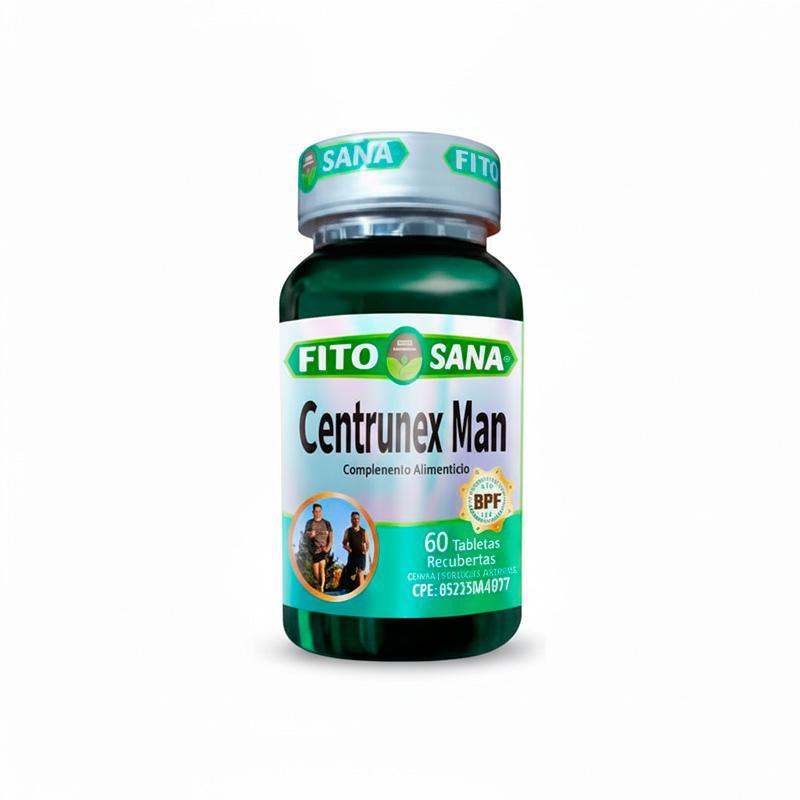 CENTRUNEX MAN (COMPLEJO MULTIVITAMINICO) 60 TAB REC FITOSANA