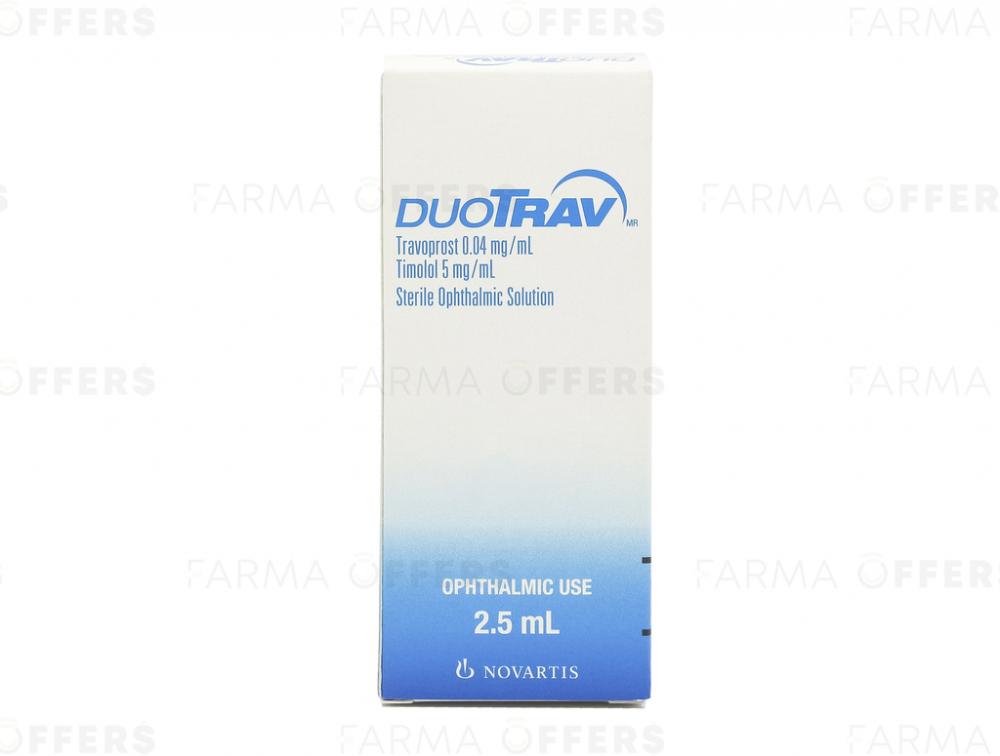 DUOTRAV 40MCG/ML + TIMOLOL 5MG/ML SOL OFT 2.5ML (COFADOR/ GLAUCOTENSIL)