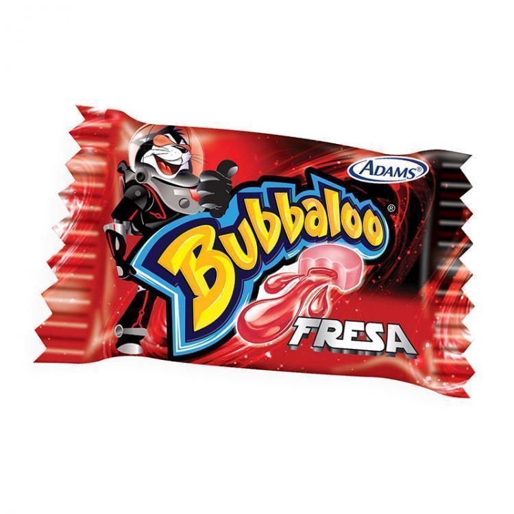 BUBBALOO CHICLE SABOR FRESA 1 X 71