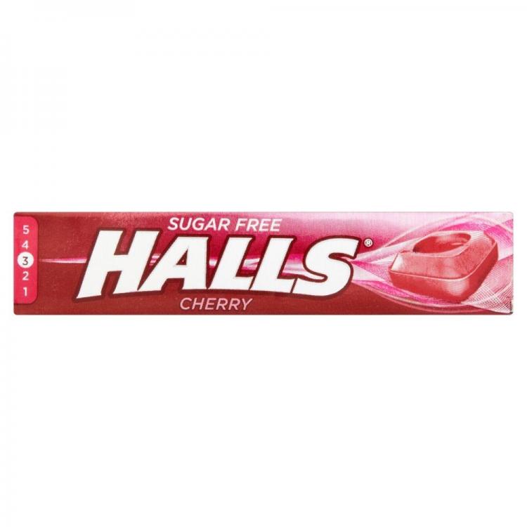 HALLS CARAMELOS SABOR MENTA CEREZA 1 X 12