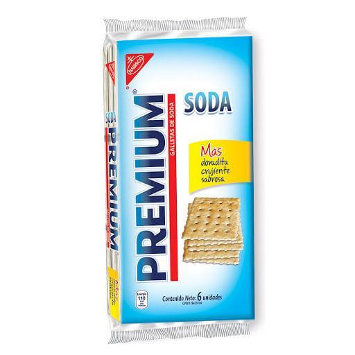 GALLETAS DE SODA PREMIUM 156 GR X 6  