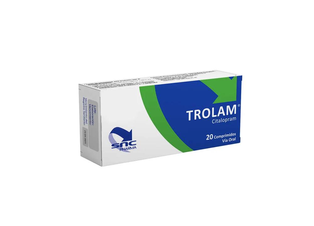 TROLAM CITALOPRAM 20MG X 20 COMP