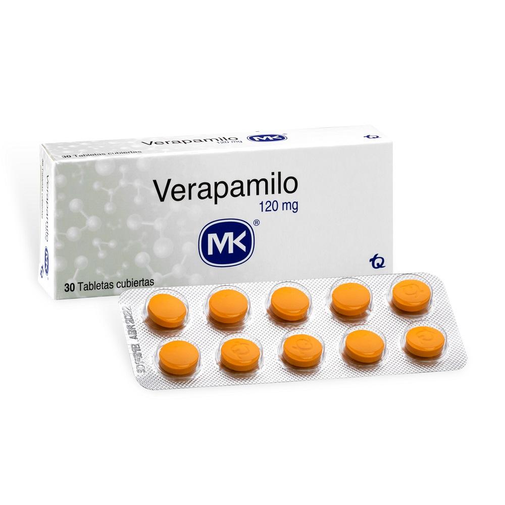 VERAPAMILO 120 MG X 30 TAB REC (VERACOR)