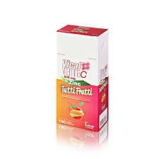 BLIST VICAL VITAMINA C 500+ZINC 10 TAB MASTICABLES TUTTI FRUTTI