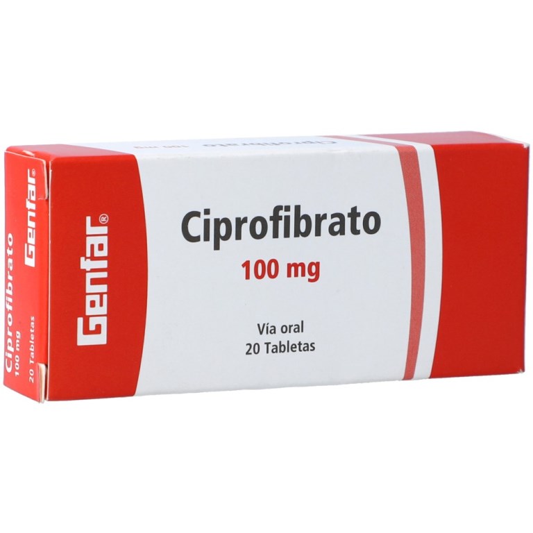 CIPROFIBRATO 100 MG X 20 TAB (HIPERLIPEN/ GIABRI/ PROFITIP)