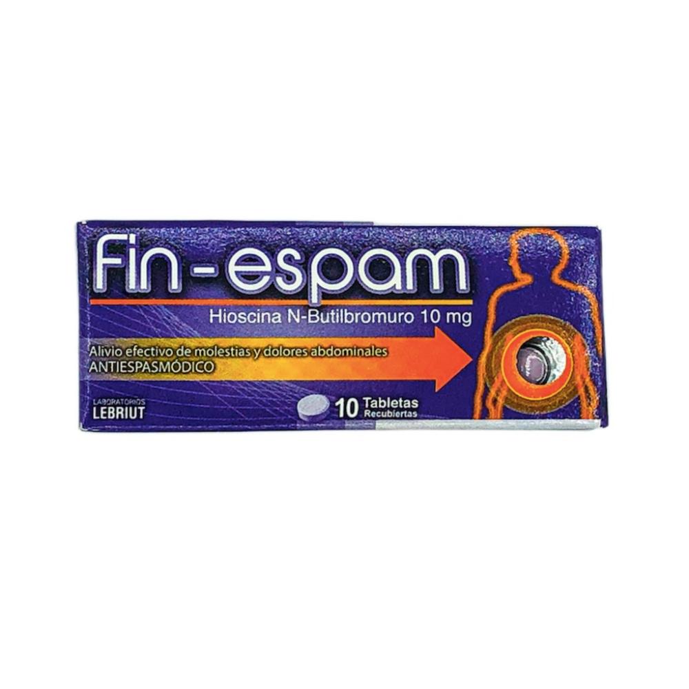 FIN-ESPAM HIOSCINA N-BUTILBROMURO 10 MG X 10 TAB