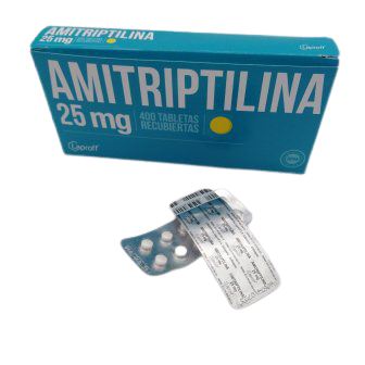 BLIST AMITRIPTILINA 25 MG X 10 TAB (TRYPTANOL/ TRYPTIZOL/ LAROXYL)