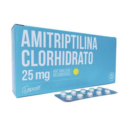 BLIST AMITRIPTILINA 25 MG X 10 TAB (TRYPTANOL/ TRYPTIZOL/ LAROXYL)