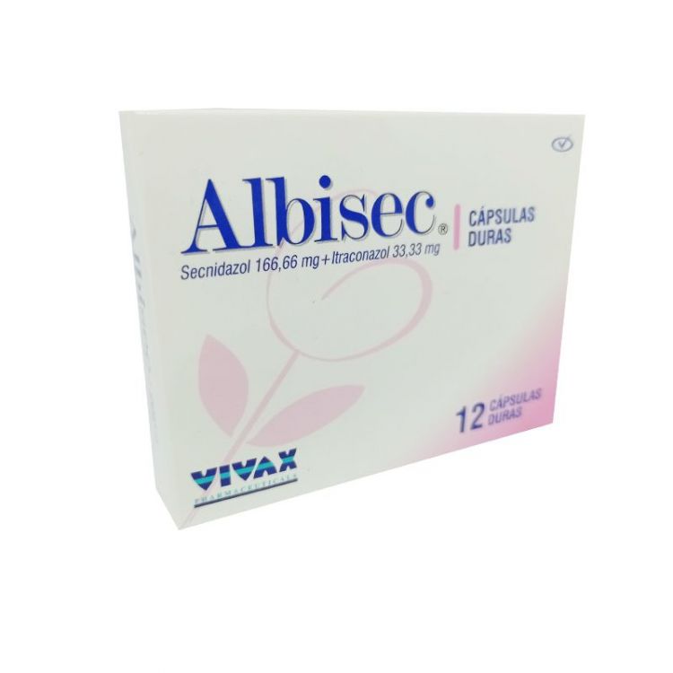 ALBISEC ITRACONAZOL/SECNIDAZOL 166.66MG/33.33MG X 12CAP (FUNGOSEC/ SPORASEC)