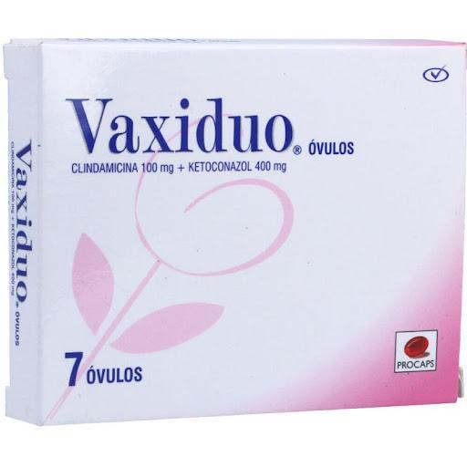 VAXIDUO CLINDAMICINA KETOCONAZOL 100-400 MG X 7 OVULOS VAG