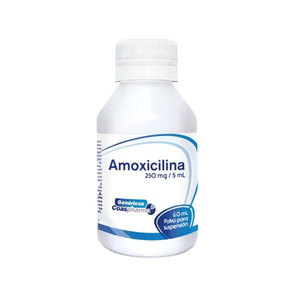 AMOXICILINA 250MG/5ML POL SUSP ORAL 60ML COASPHARMA