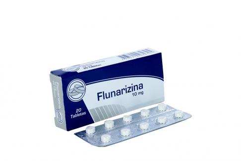 FLUNARIZINA 10 MG 20 TAB (FLUDIL/ MISELLIN/ SIBELIUM)