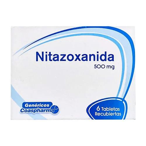 NITAZOXANIDA 500 MG X 6 TAB (GIVOTAN CELECTAN)