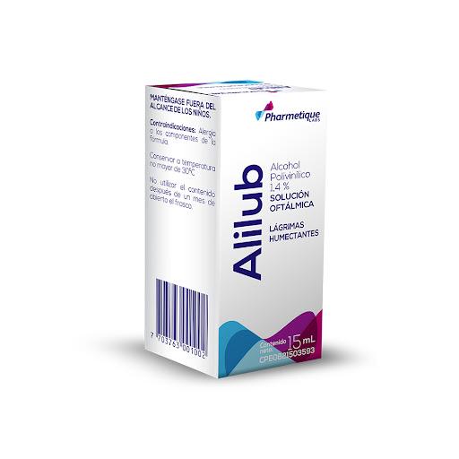 ALILUB ALCOHOL POLIVINILICO 1.4 % SOL OFTALMICA LAGRIMAS HUMECTANTE X 15 ML (LACRIDOS/LACRIFORT)