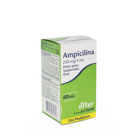 AMPICILINA 250MG/5ML/60 ML POLVO SUSP ORAL